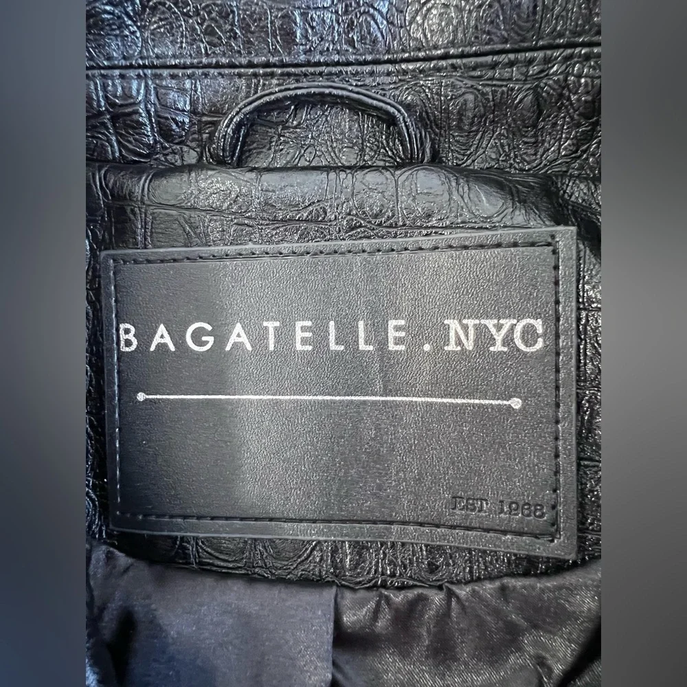 Bagatelle NYC  Faux Leather  Jacket‎ Black Women’s Size XL